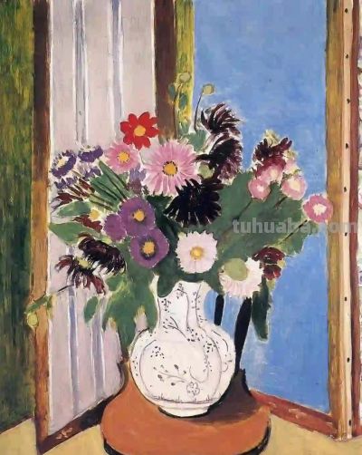 色彩为诗：霍克尼与马蒂斯的视觉共鸣 - 图画吧TUHUABA