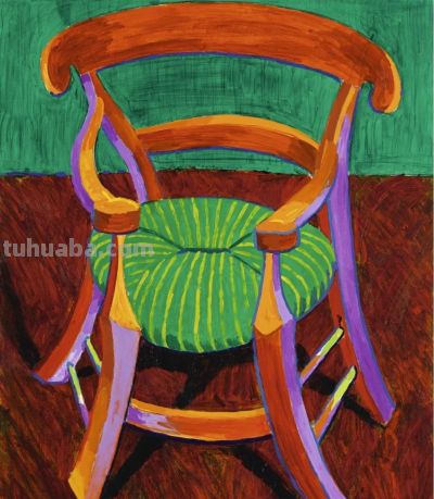 色彩为诗：霍克尼与马蒂斯的视觉共鸣 - 图画吧TUHUABA