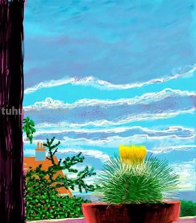 色彩为诗：霍克尼与马蒂斯的视觉共鸣 - 图画吧TUHUABA