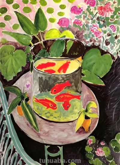 色彩为诗：霍克尼与马蒂斯的视觉共鸣 - 图画吧TUHUABA