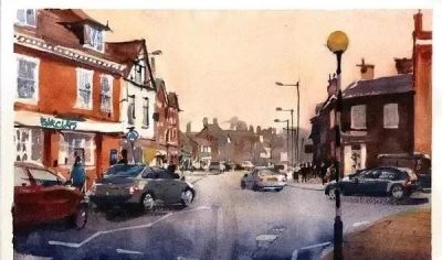 英国水彩大师Keith Hornblow风景绘画作品欣赏 - 图画吧TUHUABA