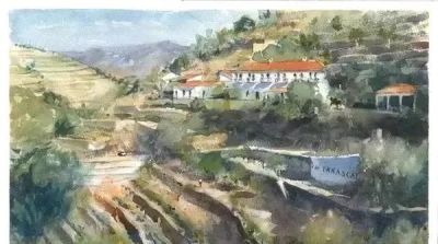 英国水彩大师Keith Hornblow风景绘画作品欣赏 - 图画吧TUHUABA