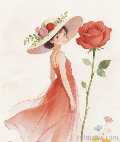 被这组水彩画治愈了！晕染温柔，每一幅都藏着东方诗意 - 图画吧TUHUABA