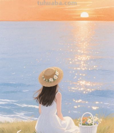 春风轻拂花事忙 绽放一季好时光丨柚子的画笔治愈系水彩风插画分享 - 图画吧TUHUABA