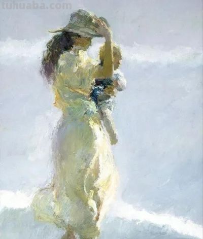 当代印象派画家丹·麦考油画作品欣赏 - 图画吧TUHUABA