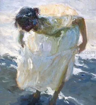 当代印象派画家丹·麦考油画作品欣赏 - 图画吧TUHUABA
