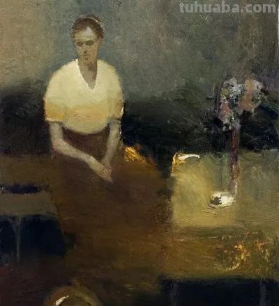 当代印象派画家丹·麦考油画作品欣赏 - 图画吧TUHUABA