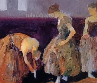 当代印象派画家丹·麦考油画作品欣赏 - 图画吧TUHUABA