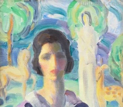 美国女画家Mabel Alvarez油画作品欣赏 - 图画吧TUHUABA