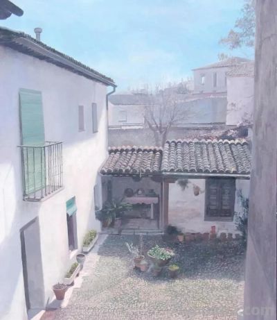 智利画家亚历杭德罗·德辛蒂写实油画作品欣赏 - 图画吧TUHUABA