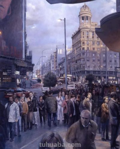 智利画家亚历杭德罗·德辛蒂写实油画作品欣赏 - 图画吧TUHUABA