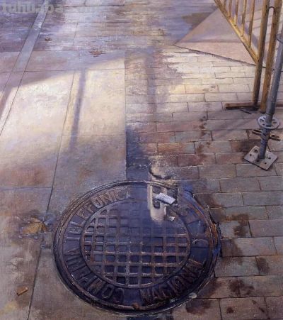 智利画家亚历杭德罗·德辛蒂写实油画作品欣赏 - 图画吧TUHUABA