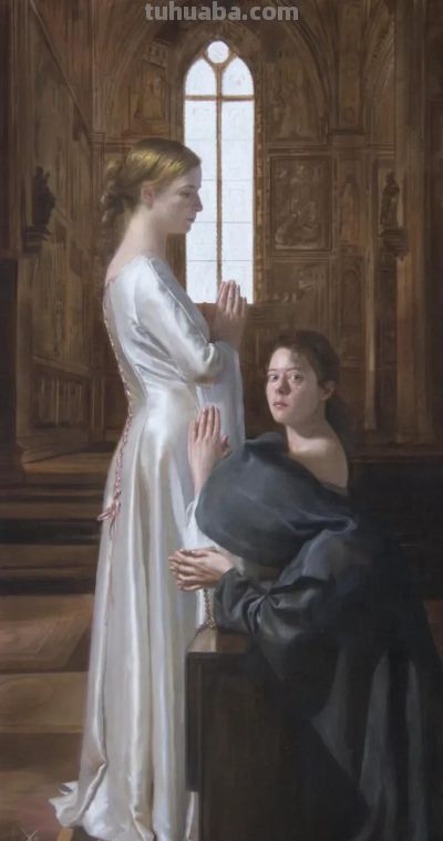 智利画家亚历杭德罗·德辛蒂写实油画作品欣赏 - 图画吧TUHUABA