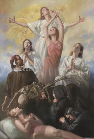 智利画家亚历杭德罗·德辛蒂写实油画作品欣赏 - 图画吧TUHUABA