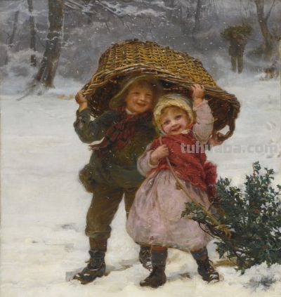 艺术家 | 英国画家弗雷德里克·摩根油画作品 - 图画吧TUHUABA