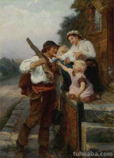 艺术家 | 英国画家弗雷德里克·摩根油画作品 - 图画吧TUHUABA
