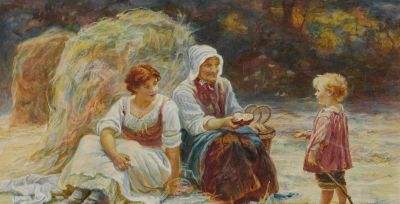 艺术家 | 英国画家弗雷德里克·摩根油画作品 - 图画吧TUHUABA