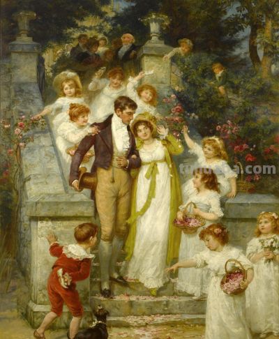 艺术家 | 英国画家弗雷德里克·摩根油画作品 - 图画吧TUHUABA