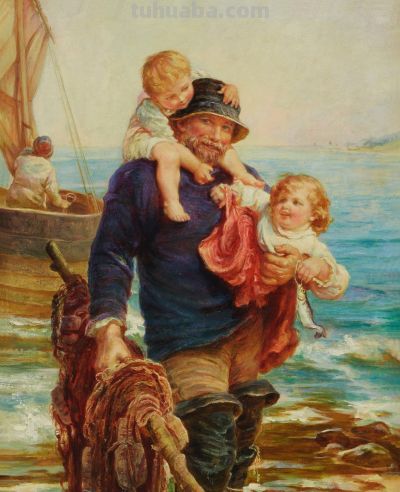 艺术家 | 英国画家弗雷德里克·摩根油画作品 - 图画吧TUHUABA