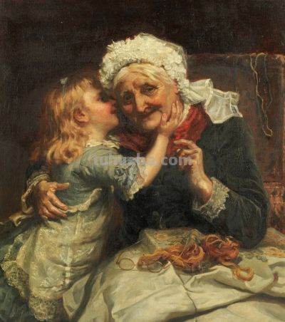 艺术家 | 英国画家弗雷德里克·摩根油画作品 - 图画吧TUHUABA