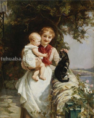 艺术家 | 英国画家弗雷德里克·摩根油画作品 - 图画吧TUHUABA