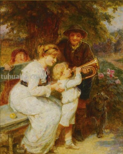 艺术家 | 英国画家弗雷德里克·摩根油画作品 - 图画吧TUHUABA