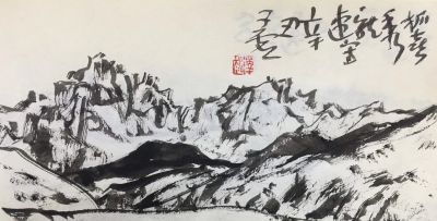 王泽起（子虚）——西部山水速写 - 图画吧TUHUABA