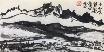 王泽起（子虚）——西部山水速写 - 图画吧TUHUABA