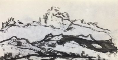 王泽起（子虚）——西部山水速写 - 图画吧TUHUABA