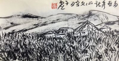 王泽起（子虚）——西部山水速写 - 图画吧TUHUABA