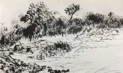 王泽起（子虚）——西部山水速写 - 图画吧TUHUABA