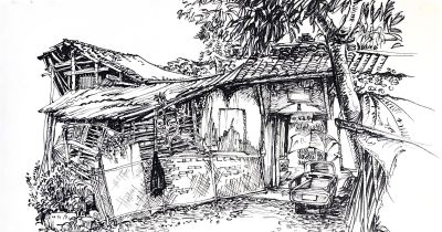 为什么喜欢钢笔速写的人越来越多，来看看这些作品 - 图画吧TUHUABA