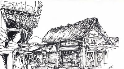 为什么喜欢钢笔速写的人越来越多，来看看这些作品 - 图画吧TUHUABA