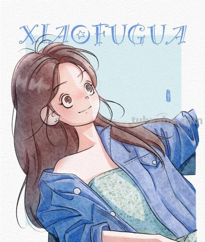 谁能拒绝这么可爱的动漫少女插画啊！画风把甜度和元气值直接拉满 - 图画吧TUHUABA