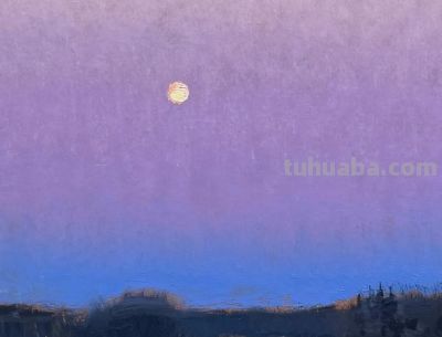 简约的风景画，美国画家Ben Bauer作品 - 图画吧TUHUABA