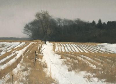 简约的风景画，美国画家Ben Bauer作品 - 图画吧TUHUABA