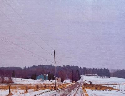 简约的风景画，美国画家Ben Bauer作品 - 图画吧TUHUABA