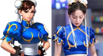 六大明星cos春丽，娜扎美艳，程潇神还原，最后一个攻击技能点满 - 图画吧TUHUABA