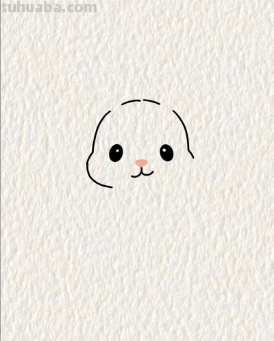可爱的小兔子丨画个简笔画分享 - 图画吧TUHUABA