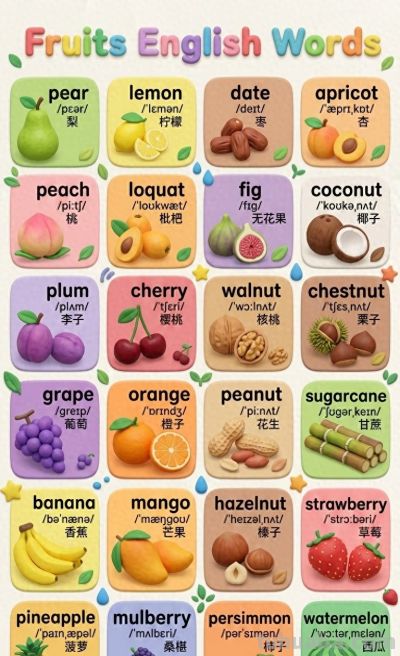 英语启蒙！常见蔬果单词，孩子轻松掌握 - 今日头条