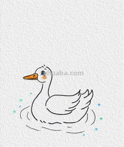 小鸭戏清波 简笔漾童真丨记忆简笔画分享 - 今日头条