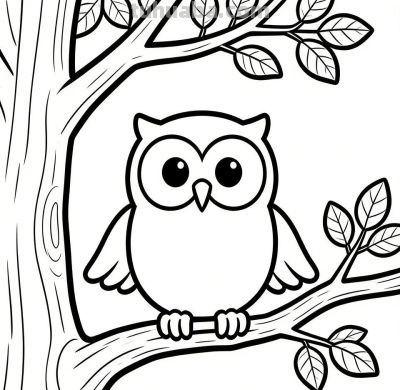 大家好！今天我带大家画猫头鹰的简笔画。 - 图画吧TUHUABA