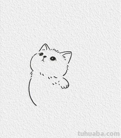 可爱的简笔小猫丨记忆简笔画分享 - 今日头条 可爱的简笔小猫丨记忆简笔画分享 - 图画吧TUHUABA