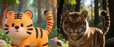 大家好！今天我带大家画老虎的简笔画。 - 图画吧TUHUABA