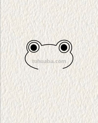 儿童简笔小青蛙丨画个简笔画分享 - 图画吧TUHUABA