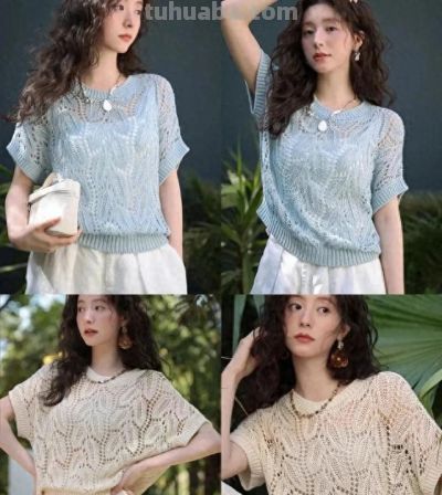 一眼爱上的“落叶”短袖美衣，高手画出来了图解，快来学习吧~ - 今日头条