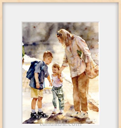 AI画稿 | 水彩初稿，用ai怎样完成水彩初稿呢？看我的“骚操作” - 图画吧TUHUABA