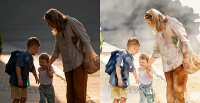 AI画稿 | 水彩初稿，用ai怎样完成水彩初稿呢？看我的“骚操作” - 图画吧TUHUABA