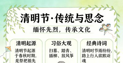 清明节手抄报 - 图画吧TUHUABA