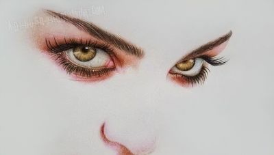 一组优美性感的明星肖像彩铅画！ - 图画吧TUHUABA